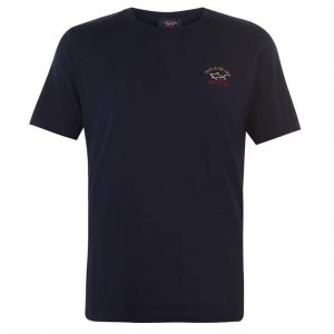 Paul And Shark Crew Logo T Shirt - Navy 013
