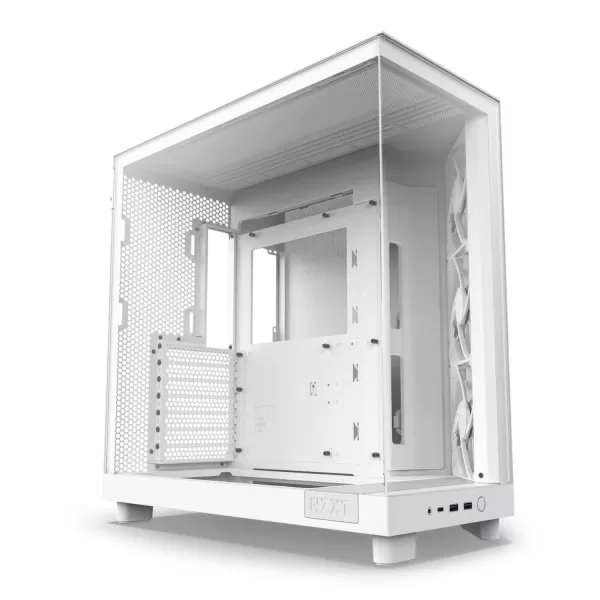 NZXT H6 Flow Mid Tower Case - White