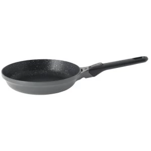 BergHOFF GEM Stay Cool Grey 24cm Non-Stick Cast Aluminium Frying Pan with Detachable Handle