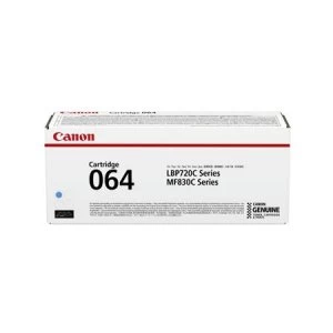 Canon 064C (4935C001) Cyan Laser Toner Ink Cartridge