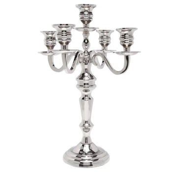 Hotel Collection Hotel Candelabrum - Silver 5 arm