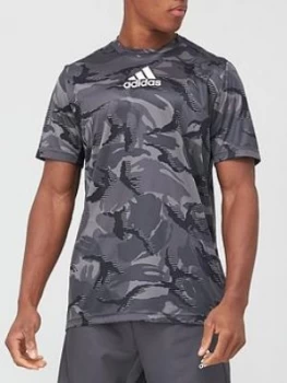 Adidas Camo Gt1 T-Shirt - Grey