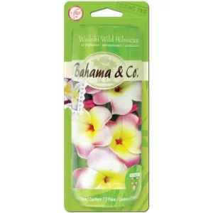 Bahama & Co Hanging Air Freshener Waikiki Wild Hibiscus (Case Of 4)
