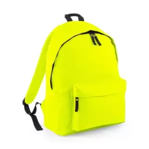 Bagbase Original Plain Backpack (One Size) (Fluorescent Yellow)