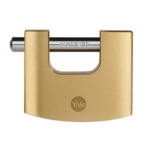 Yale Locks Brass Shutter Padlock 60mm