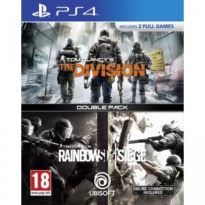 Tom Clancys The Division and Rainbow Six Siege PS4 Game