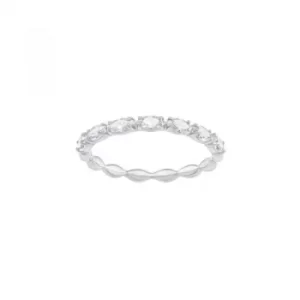Ladies Swarovski Silver Plated Vittore Ring Size 58