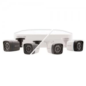ESP 4 Channel 500GB Rekor HD CCTV Bullet Kit - 2 Camera - White