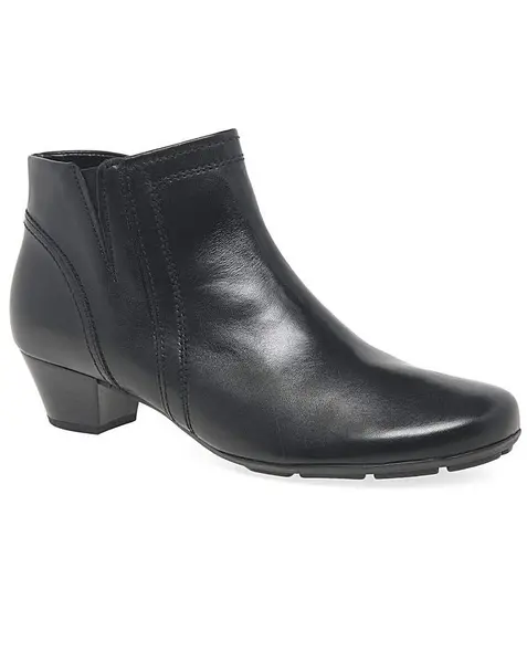 Gabor Heritage Standard Fit Ankle Boots Black Female 5 RS20006