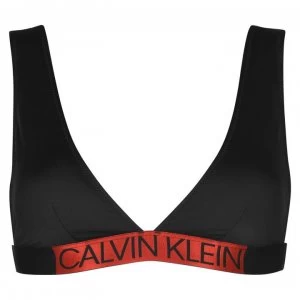 Calvin Klein Apex Triangle Bikini Top - Black