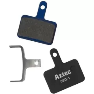 Aztec Disc Brake Pads for Shimano Deore M515 Mechanical / M525 Hydraulic - Blue