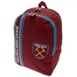West Ham United FC Backpack (One Size) (Maroon/Blue/Yellow)