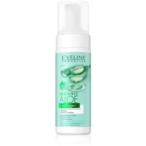 Eveline Cosmetics Organic Aloe+Collagen foam cleanser with soothing effect 150ml