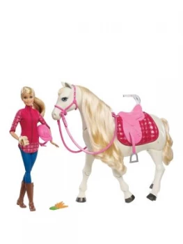 Barbie Doll With Her Dreamhorse