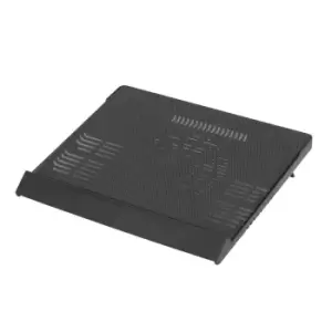 Rivacase 5556 notebook cooling pad 43.9cm (17.3") Black