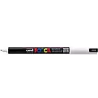 Uni Posca Marker Pen Ultra Fine PC-1MR 0.7mm, white