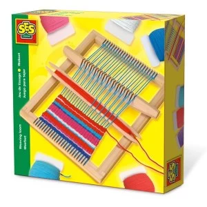 SES Creative - Childrens Weaving Loom Kit (Multi-colour)
