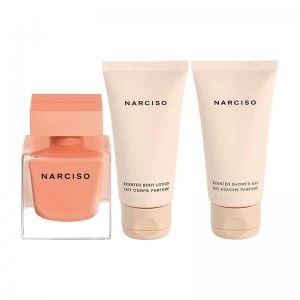 Narciso Rodriguez Narciso Ambree Gift Set 50ml Eau de Parfum + 50ml Body Lotion + 50ml Shower Gel