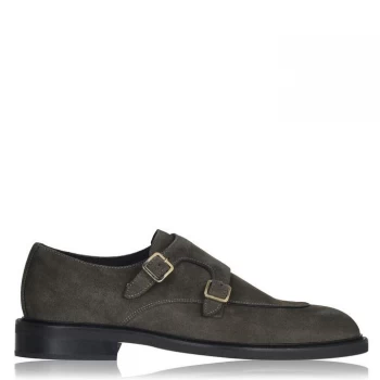 Reiss Jake Slip On Shoes - Forest Green
