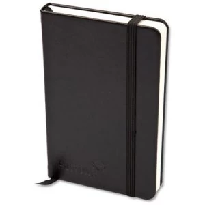 Silvine Executive A5 Notebook Soft Feel 160 Pages Black