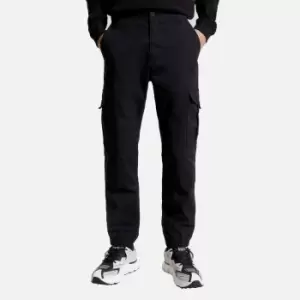 Tommy Jeans Mens Ethan Cargo Pants - Black - W30/L32