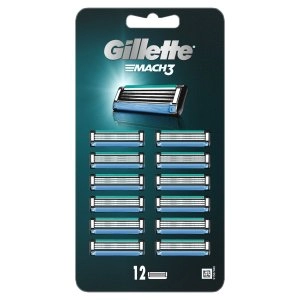 Gillette Mach3 Mens Razor Blade Refills 12 Count