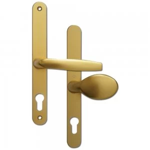 Fullex 68 PZ uPVC Lever and Pad Handles without Snib - 244mm 215mm fixings
