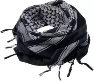 Brandit Shemag Multifunctional Headwear, black-white, black-white, Size One Size