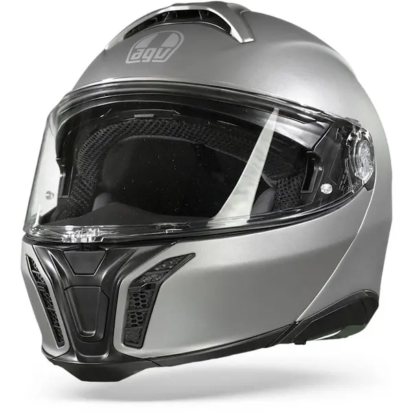 AGV Tourmodular Solid Luna Grey Matt Modular Helmet Size 2XL