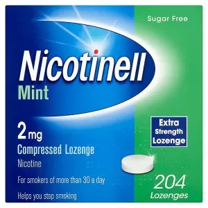 Nicotinell Nicotine Lozenge Stop Smoking Aid 2mg Mint 204s