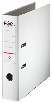 Rexel Lever Arch File ECO A4 PP 75mm White