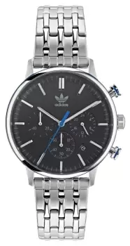 Adidas AOSY22018 CODE ONE CHRONO Black Dial Stainless Watch