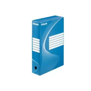 Esselte Standard Archiving Box, 80mm - Blue - Outer carton of 25