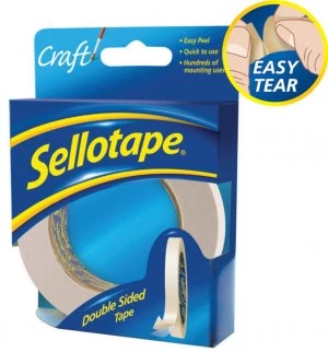 Sellotape Doublesided Tape 12mmx33M 2280 - 12 Pack