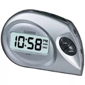 Casio Digital Beep Alarm Clock - Silver - DISCONTINUED