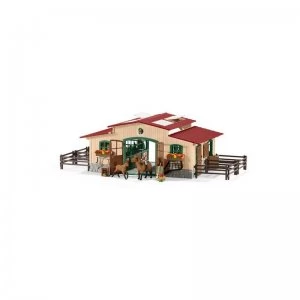 Schleich Farm World Stable with Horses and Accessories