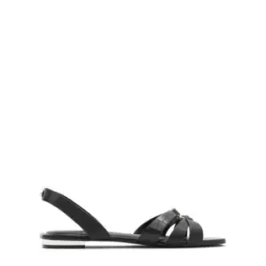 Aldo Marassi Flat Sandals - Black