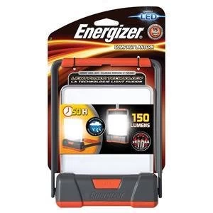 Original Energizer Fusion Compact Lantern LED with 2 x AA Batteries Red