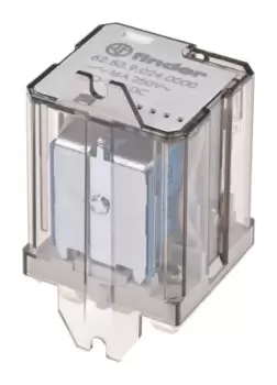 Finder, 24V dc Coil Non-Latching Relay 3PDT, 16A Switching Current Flange Mount, 3 Pole, 62.83.9.024.0000