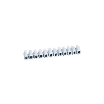 Schneider Electric 3000430 12-Way Terminal Strips White 15A (pack ...