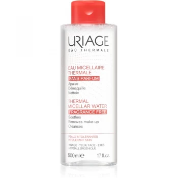 Uriage Hygiene Thermal Micellar Water - Intolerant Skin Thermal Micellar Water for Sensitive Skin Fragrance-Free 500ml