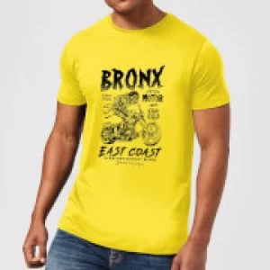 Bronx Motor Mens T-Shirt - Yellow - S
