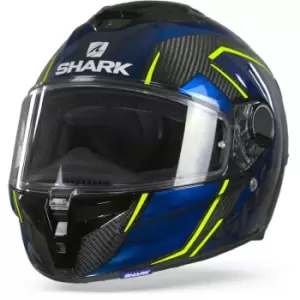 Shark Spartan GT Carbon Kromium DUB Carbon Chrome Blauw XL