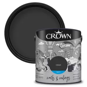 Crown Matt Emulsion Paint Rebel - 2.5 litres