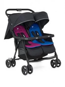 Joie Aire Twin Stroller - Rosy/Sea, Rosy/Sea