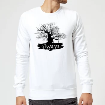 Harry Potter Always Tree Sweatshirt - White - XL