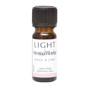 AromaWorks Basil and Lime Essential Oil 10ml