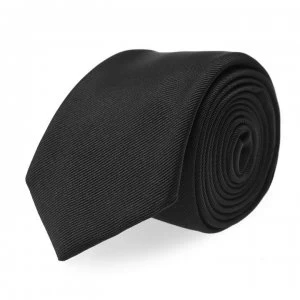 BOSS Plain Tie - Black 001