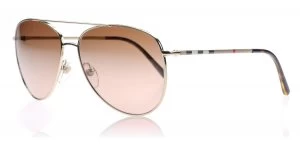 Burberry BE3072 Sunglasses Gold 114513 57mm