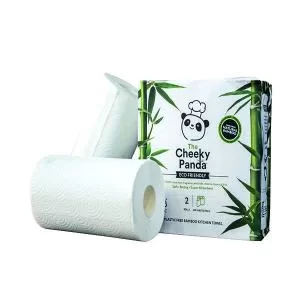 Cheeky Panda Kitchen Roll Plastic Free Bamboo Pack of 10 PFKITCHRL10